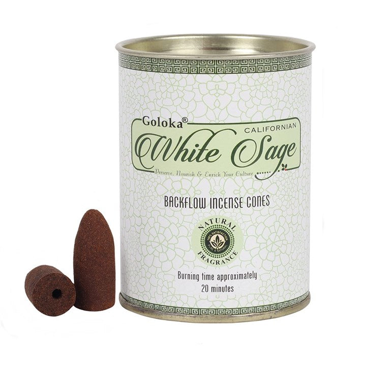 White Sage Backflow Wierookkegeltjes