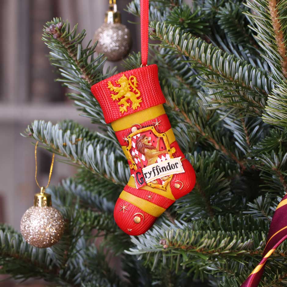 Harry Potter Gryffindor Stocking Hanging Ornament - Nemesis Now