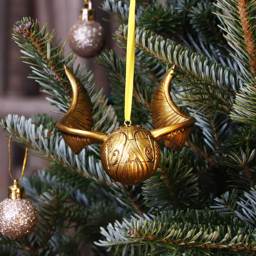 Harry Potter Golden Snitch Hanging Ornament - Nemesis Now