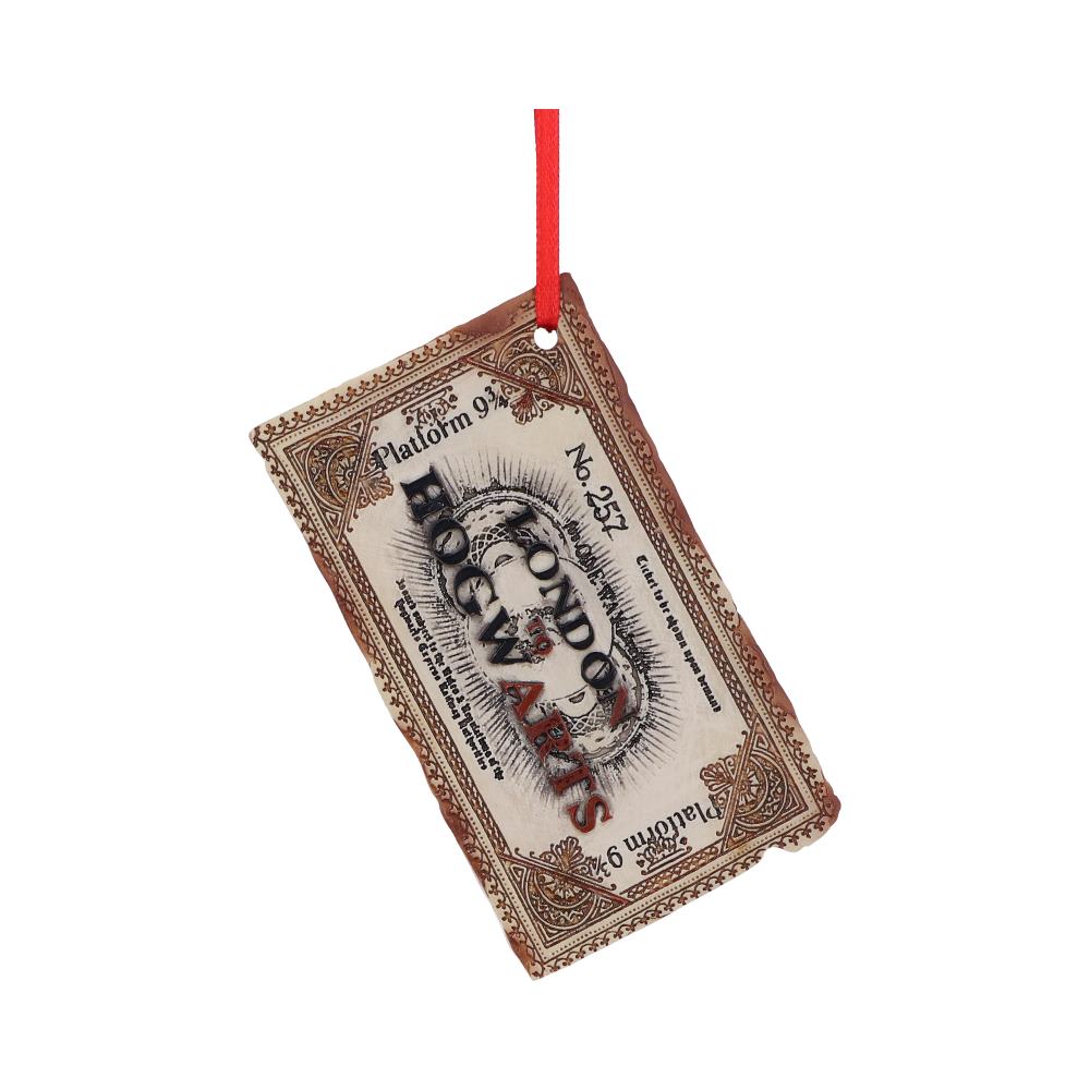 Harry Potter Hogwarts Ticket Hanging Ornament - Nemesis Now
