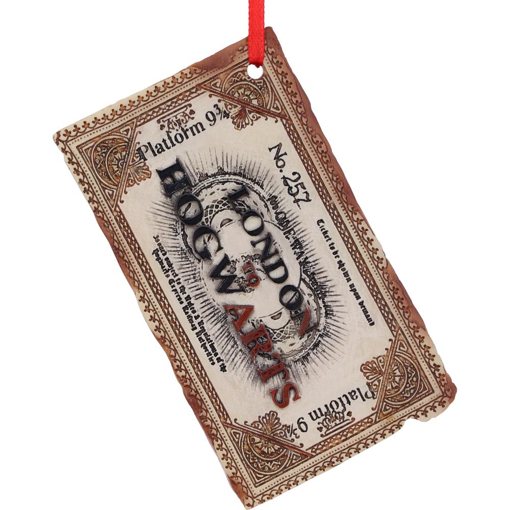 Harry Potter Hogwarts Ticket Hanging Ornament - Nemesis Now