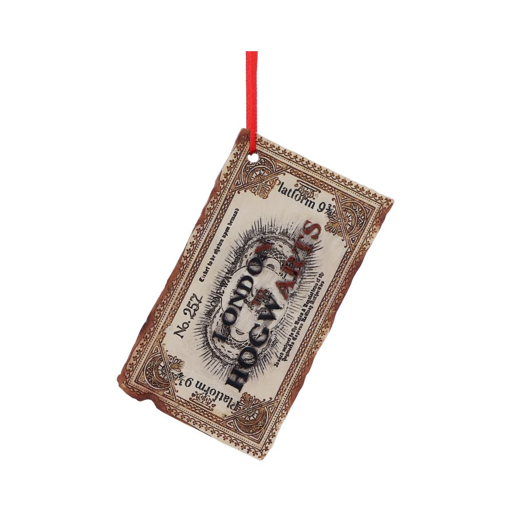 Harry Potter Hogwarts Ticket Hanging Ornament - Nemesis Now