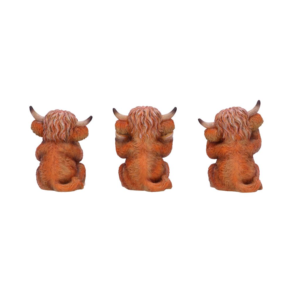 Three Wise Highland Cows - Nemesis Now