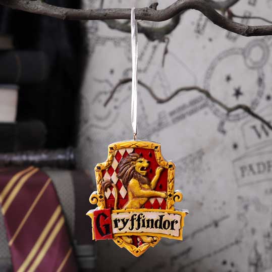 Harry Potter Gryffindor Crest Hanging Ornament - Nemesis Now