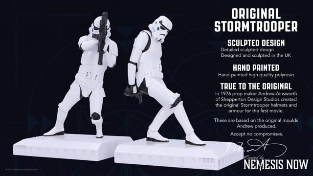 Star Wars Stormtrooper Bookends - Nemesis Now