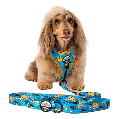 Sesame Street Cookie Monster Dog Leash - Width 1.5 cm