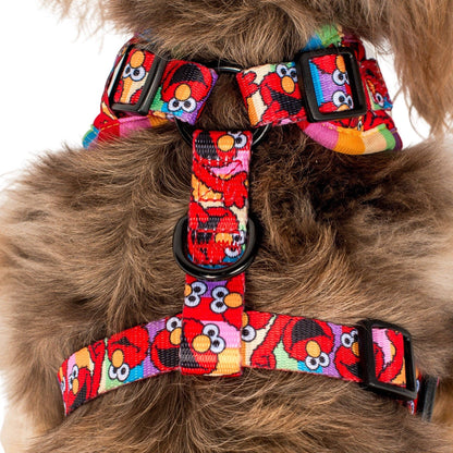 Sesame Street Elmo Adjustable Dog Harness - Size L