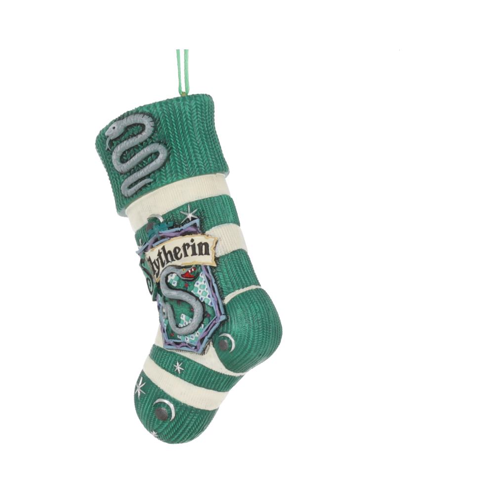 Harry Potter Slytherin Stocking Hanging Ornament - Nemesis Now