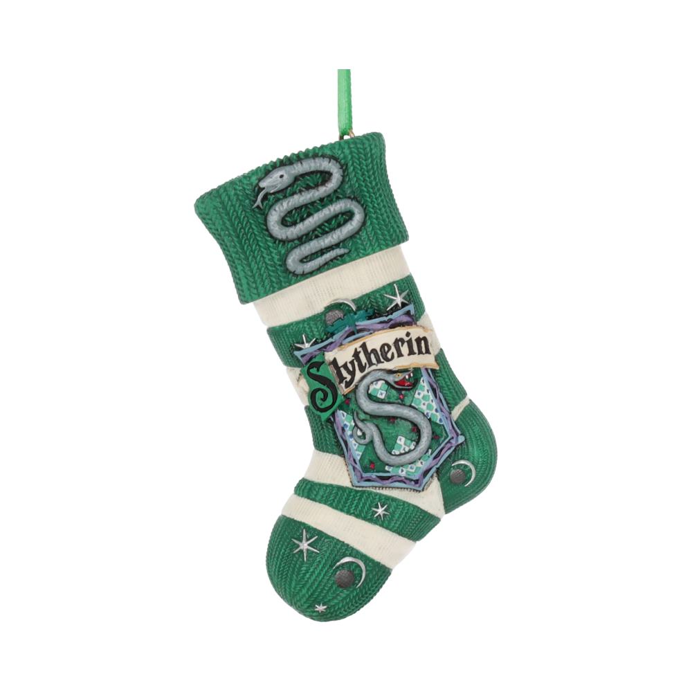 Harry Potter Slytherin Stocking Hanging Ornament - Nemesis Now