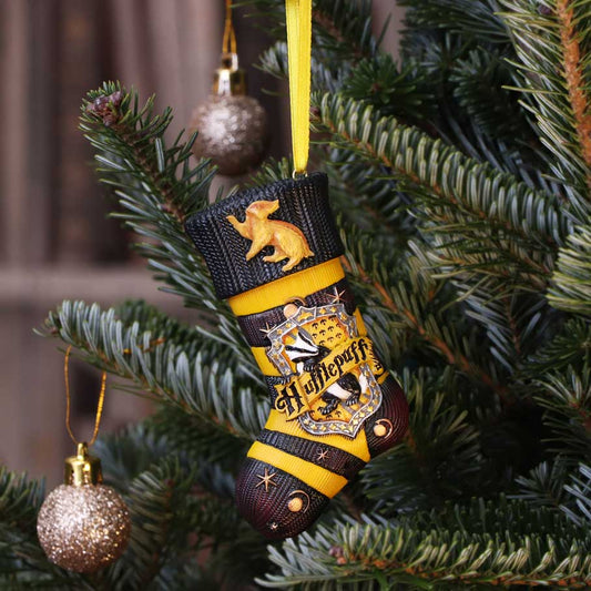 Harry Potter Hufflepuff Stocking Hanging Ornament - Nemesis Now