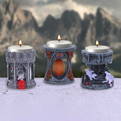 Anne Stokes Dragon Tealight Holder Set