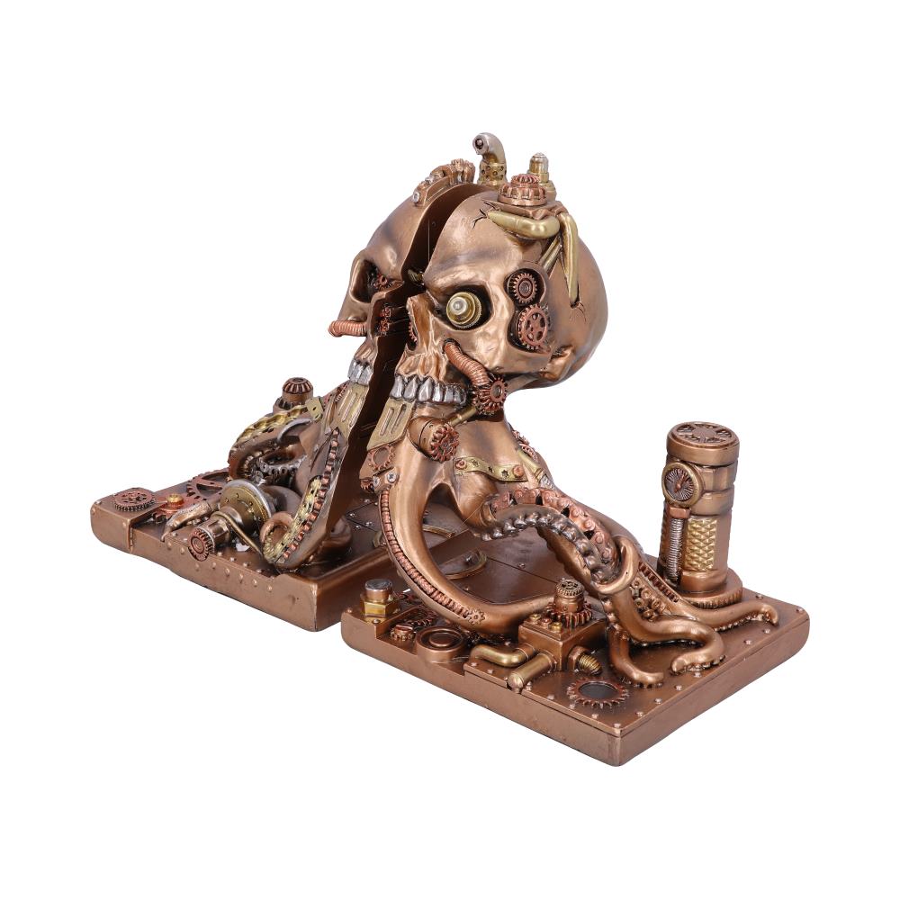 Steampunk Dracus Machina Bookends - Nemesis Now