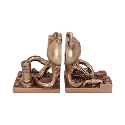 Steampunk Dracus Machina Bookends - Nemesis Now