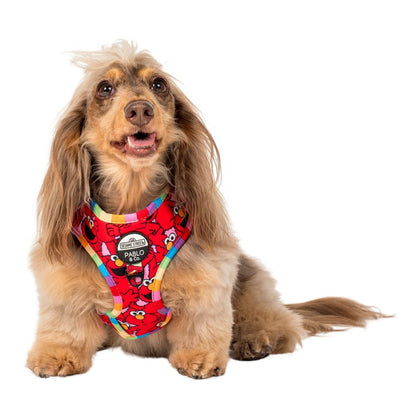 Sesame Street Elmo Adjustable Dog Harness - Size S